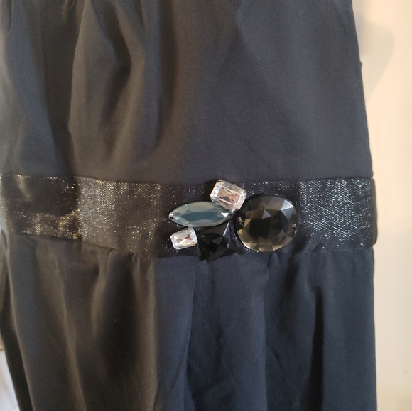 Black Sleeveless Dress with Sequin Detail #246 - Picture 2 of 5